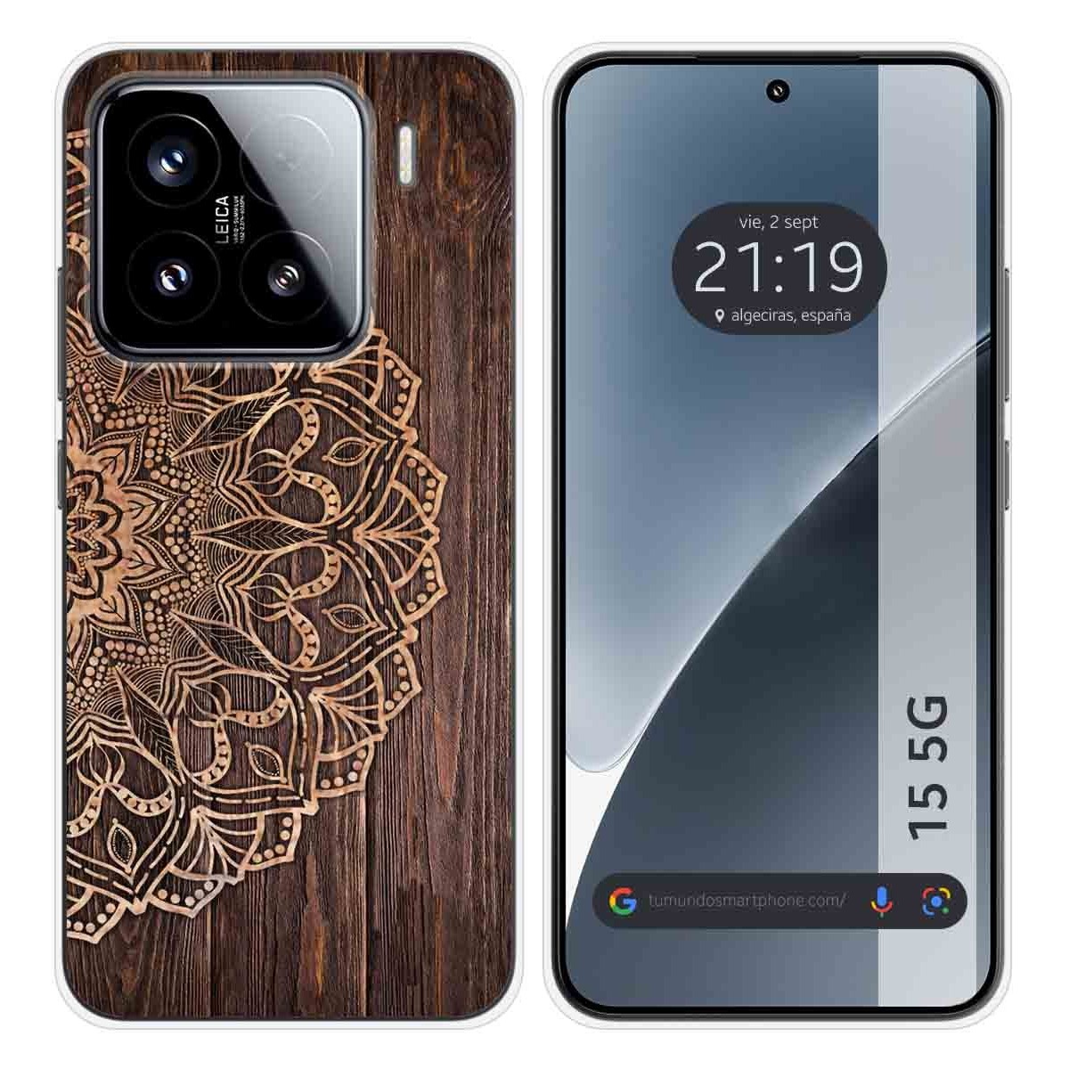 Funda Silicona para Xiaomi 15 5G diseño Madera 06 Dibujos