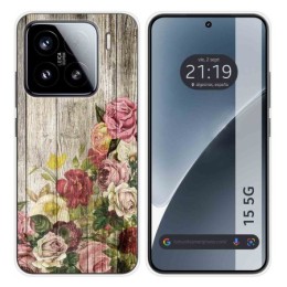 Funda Silicona para Xiaomi 15 5G diseño Madera 08 Dibujos