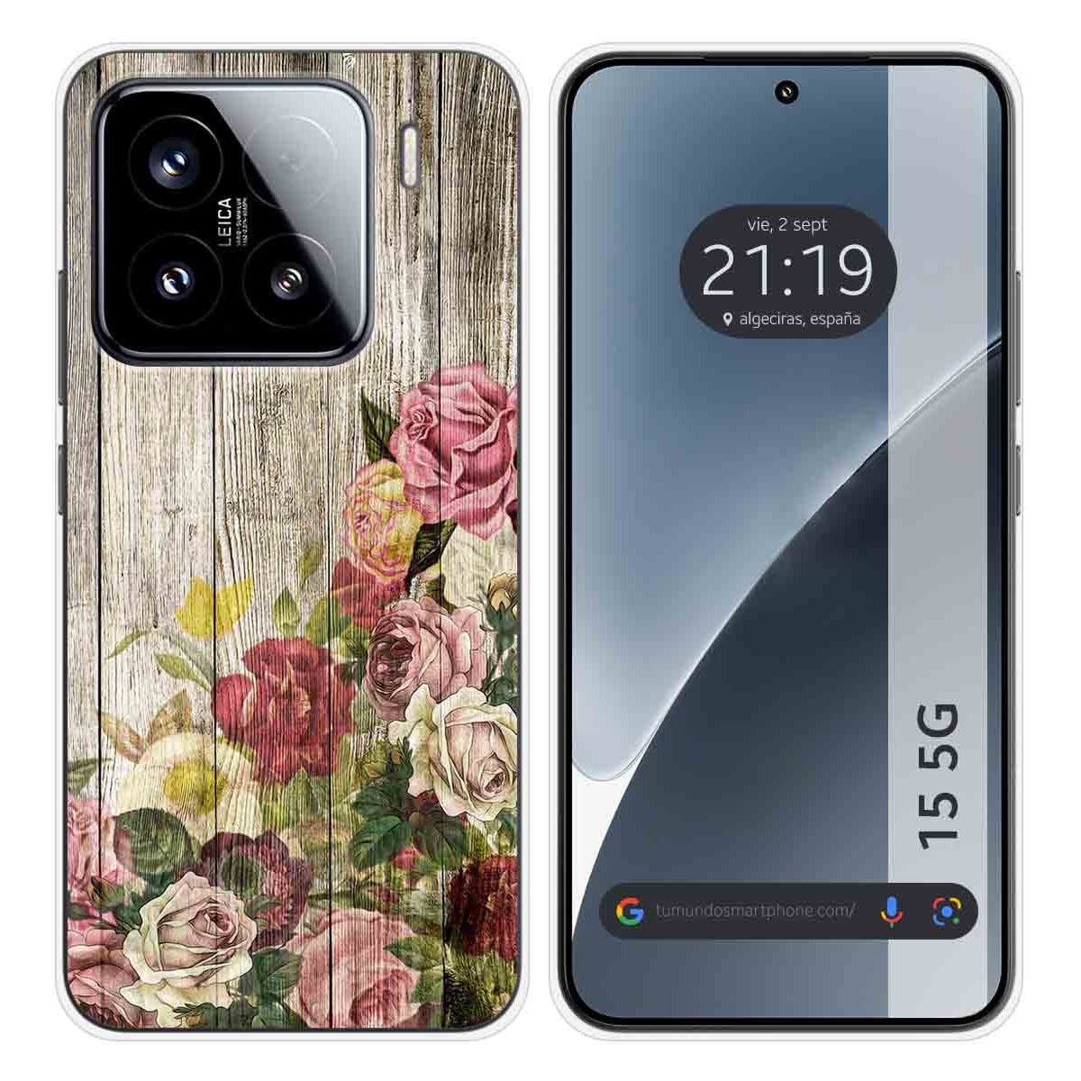 Funda Silicona para Xiaomi 15 5G diseño Madera 08 Dibujos