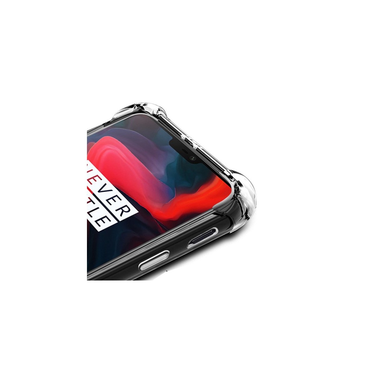 Funda Gel Tpu Anti-Shock Transparente para Oneplus 6
