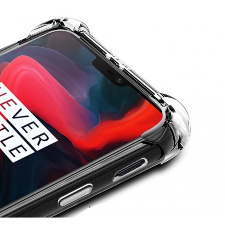 Funda Gel Tpu Anti-Shock Transparente para Oneplus 6