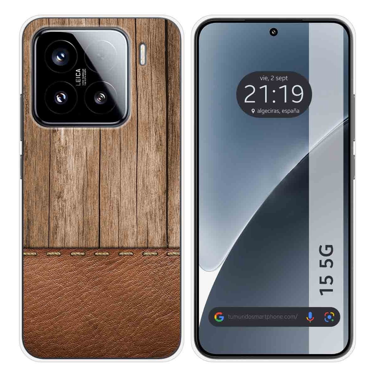 Funda Silicona para Xiaomi 15 5G diseño Madera 09 Dibujos
