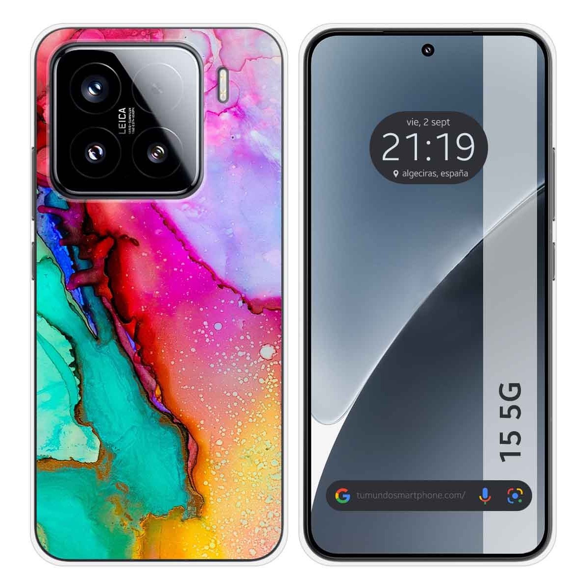 Funda Silicona para Xiaomi 15 5G diseño Mármol 15 Dibujos