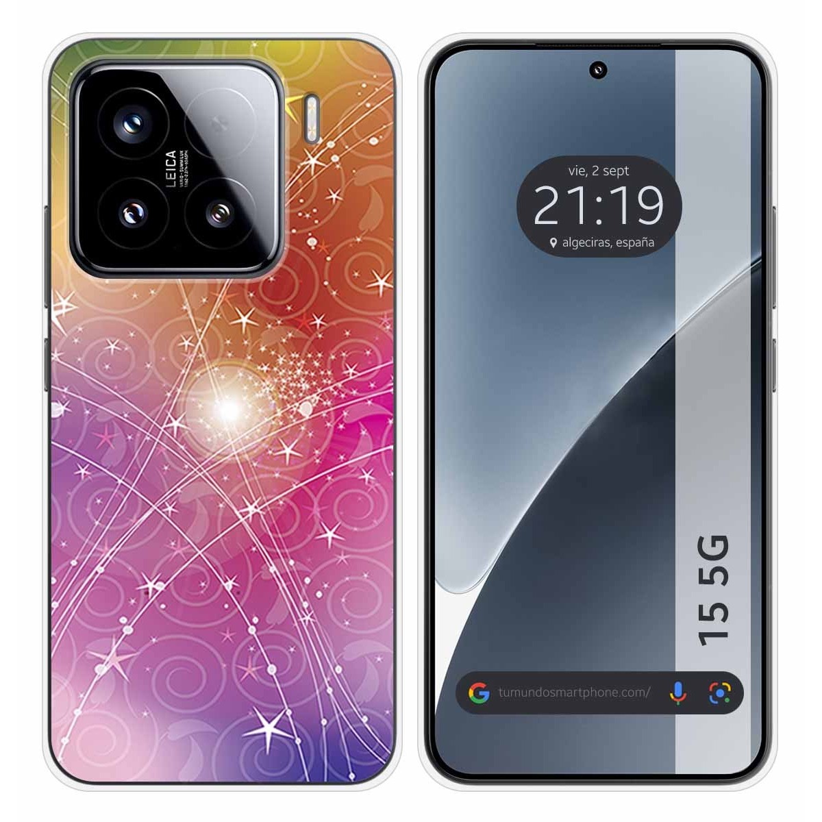 Funda Silicona para Xiaomi 15 5G diseño Abstracto Dibujos