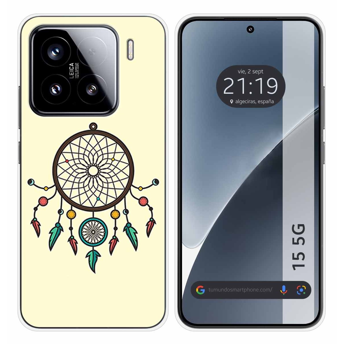 Funda Silicona para Xiaomi 15 5G diseño Atrapasueños Dibujos