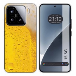 Funda Silicona para Xiaomi 15 5G diseño Cerveza Dibujos