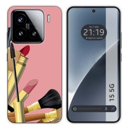 Funda Silicona para Xiaomi 15 5G diseño Brochas Dibujos