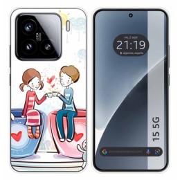 Funda Silicona para Xiaomi 15 5G diseño Café Dibujos