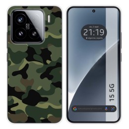 Funda Silicona para Xiaomi 15 5G diseño Camuflaje Dibujos