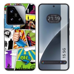 Funda Silicona para Xiaomi 15 5G diseño Comic Dibujos