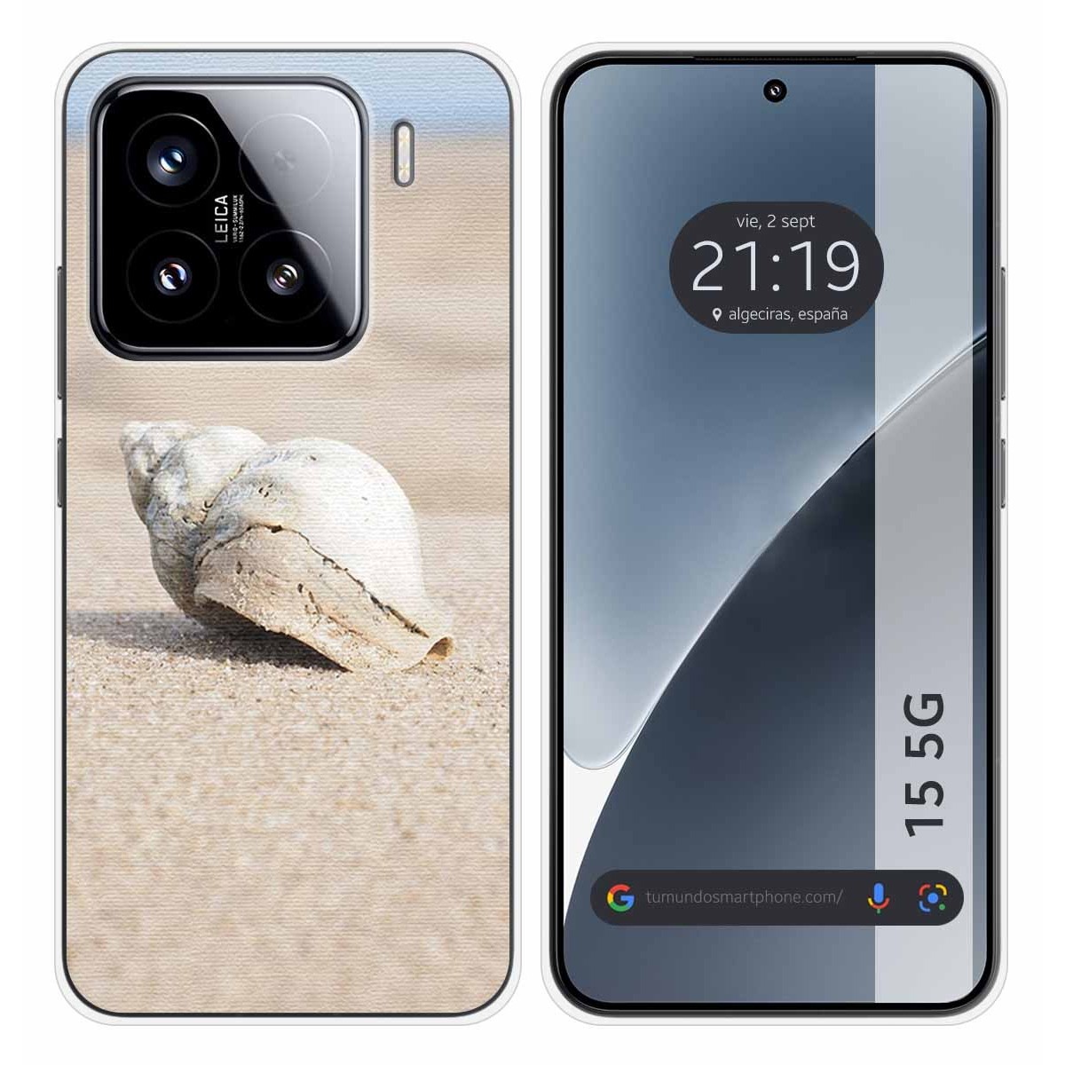 Funda Silicona para Xiaomi 15 5G diseño Concha Dibujos