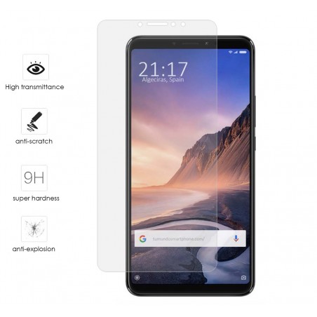 Protector Cristal Templado para Xiaomi Mi Max 3 Vidrio