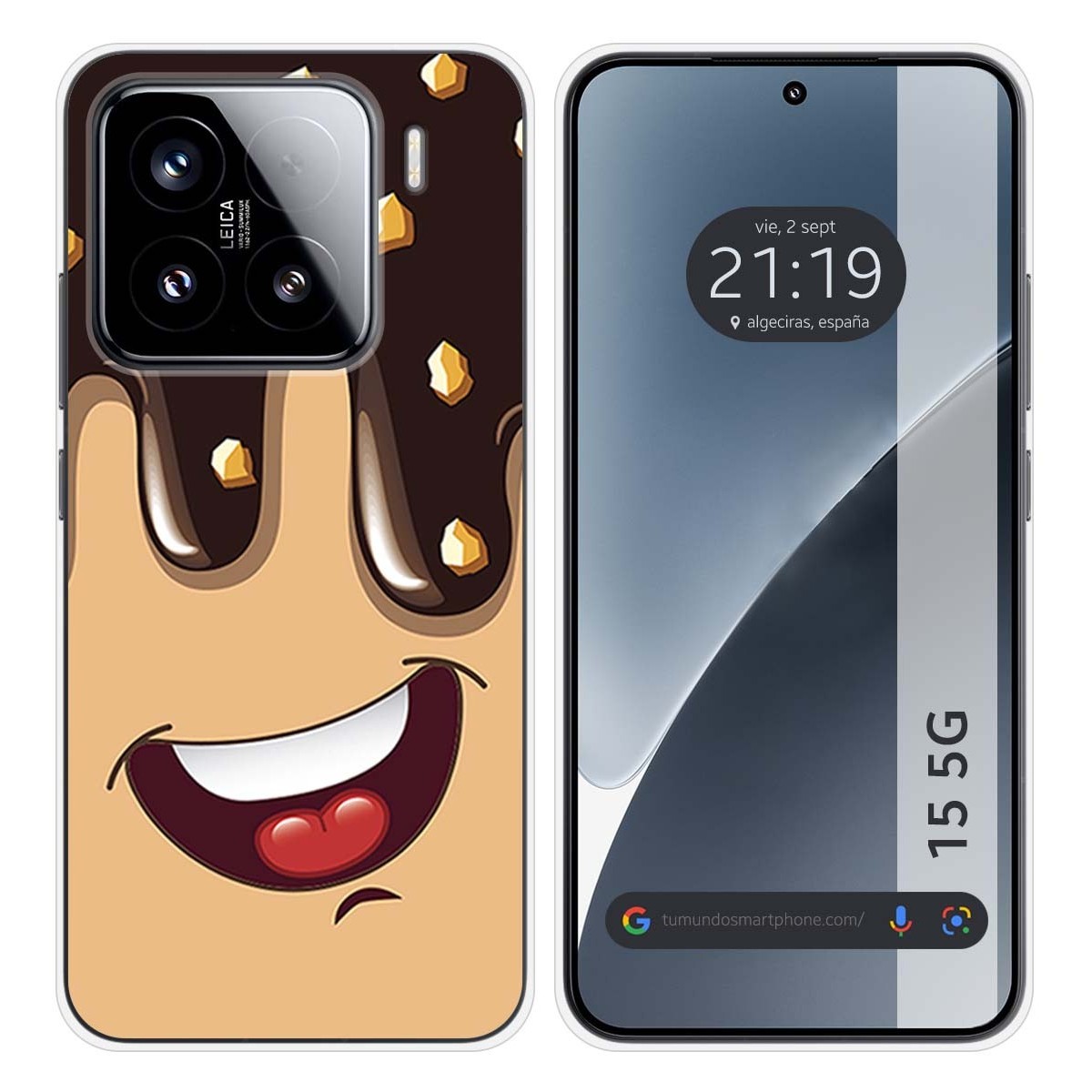 Funda Silicona para Xiaomi 15 5G diseño Helado Chocolate Dibujos