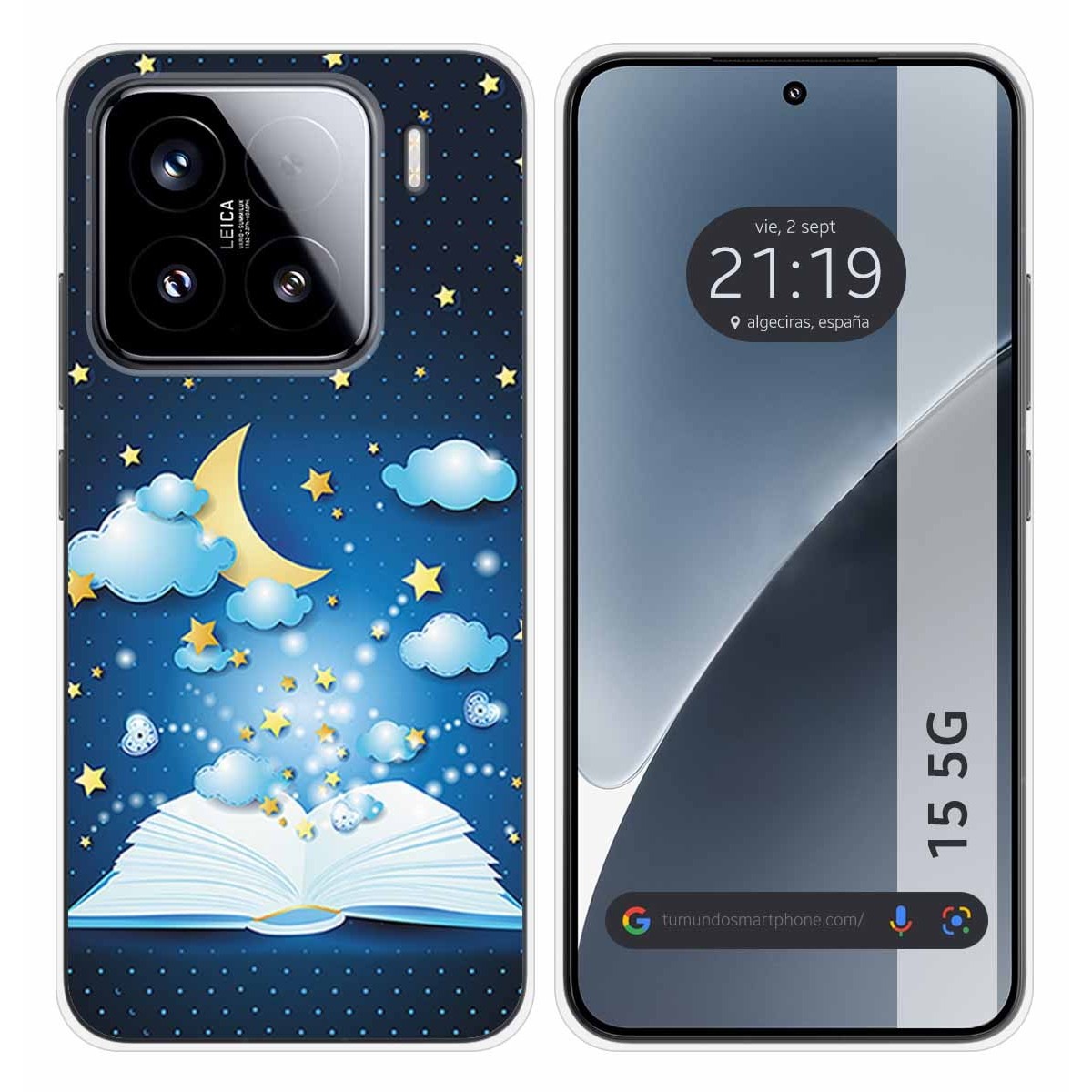 Funda Silicona para Xiaomi 15 5G diseño Libro Cuentos Dibujos