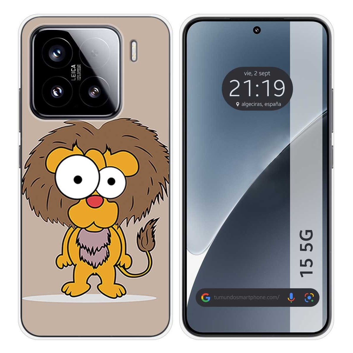 Funda Silicona para Xiaomi 15 5G diseño Leon Dibujos