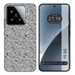 Funda Silicona para Xiaomi 15 5G diseño Letras Dibujos