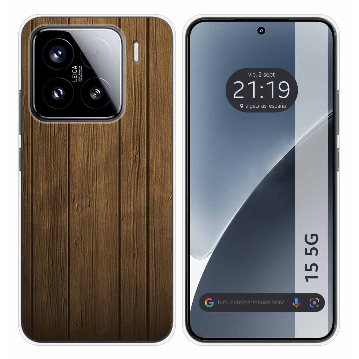 Funda Silicona para Xiaomi 15 5G diseño Madera Dibujos