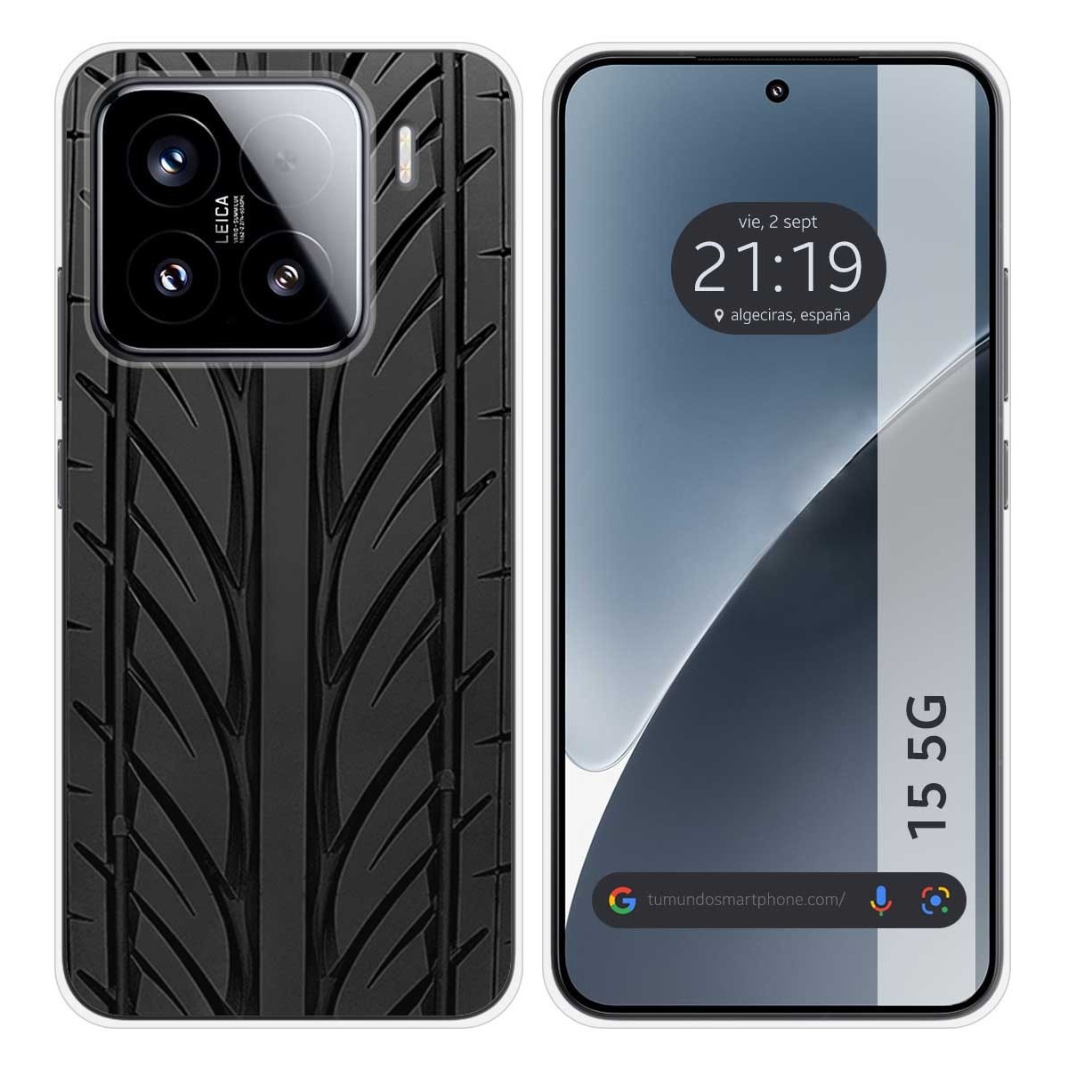 Funda Silicona para Xiaomi 15 5G diseño Neumatico Dibujos