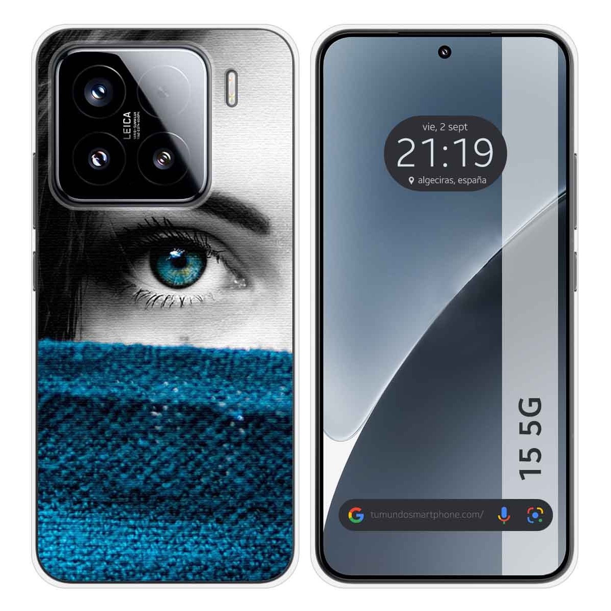 Funda Silicona para Xiaomi 15 5G diseño Ojo Dibujos