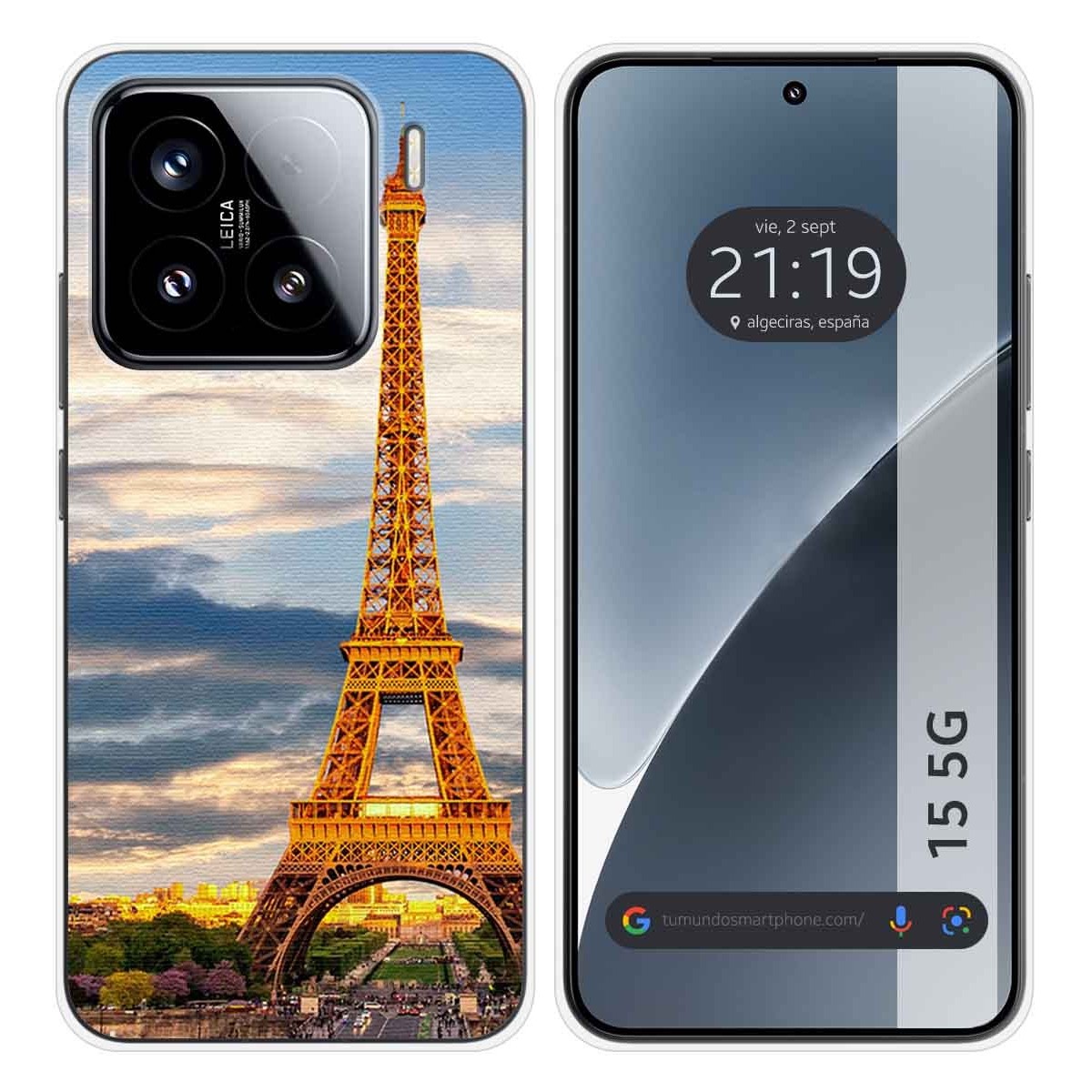 Funda Silicona para Xiaomi 15 5G diseño Paris Dibujos