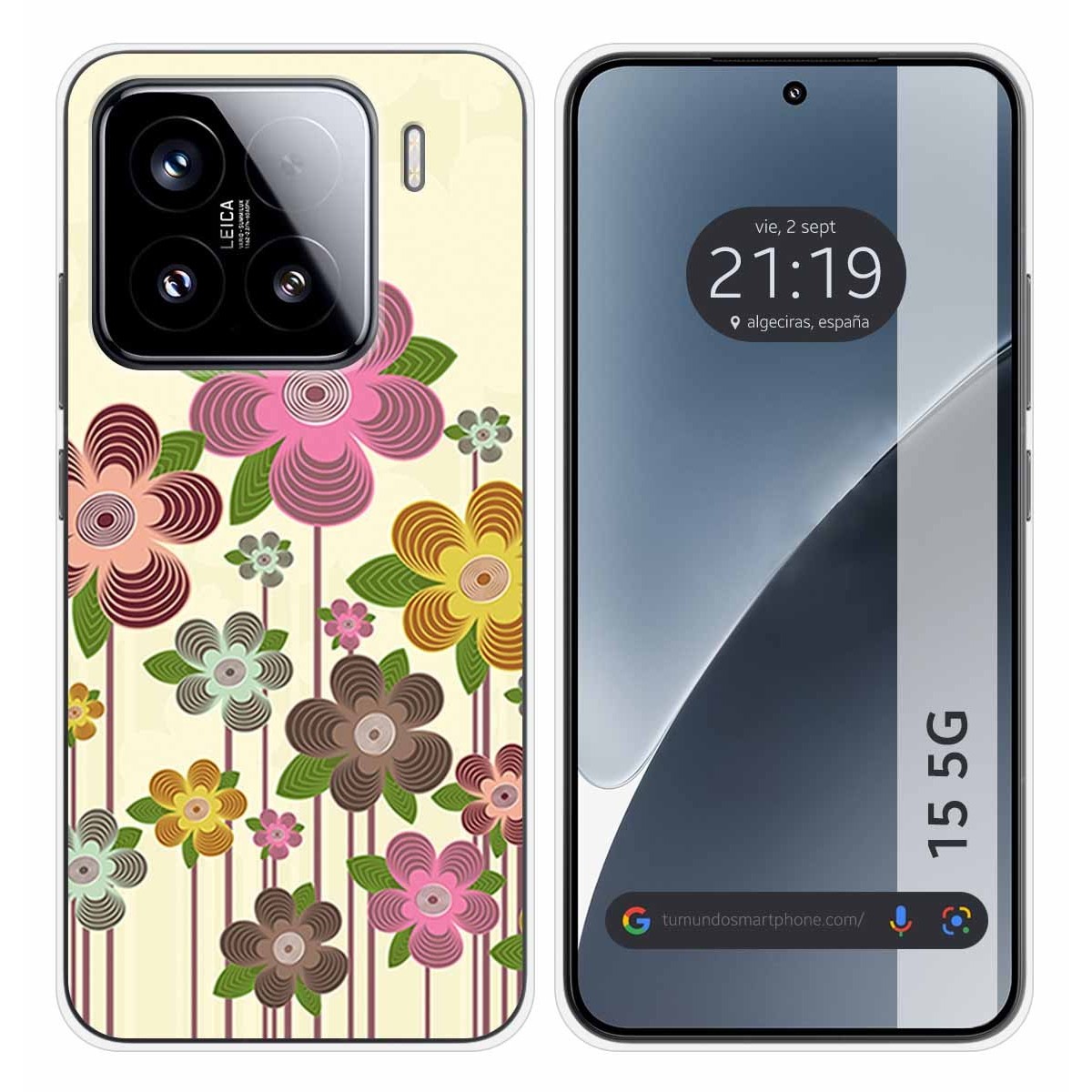 Funda Silicona para Xiaomi 15 5G diseño Primavera En Flor Dibujos