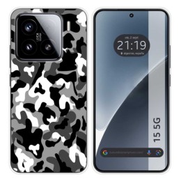Funda Silicona para Xiaomi 15 5G diseño Snow Camuflaje Dibujos