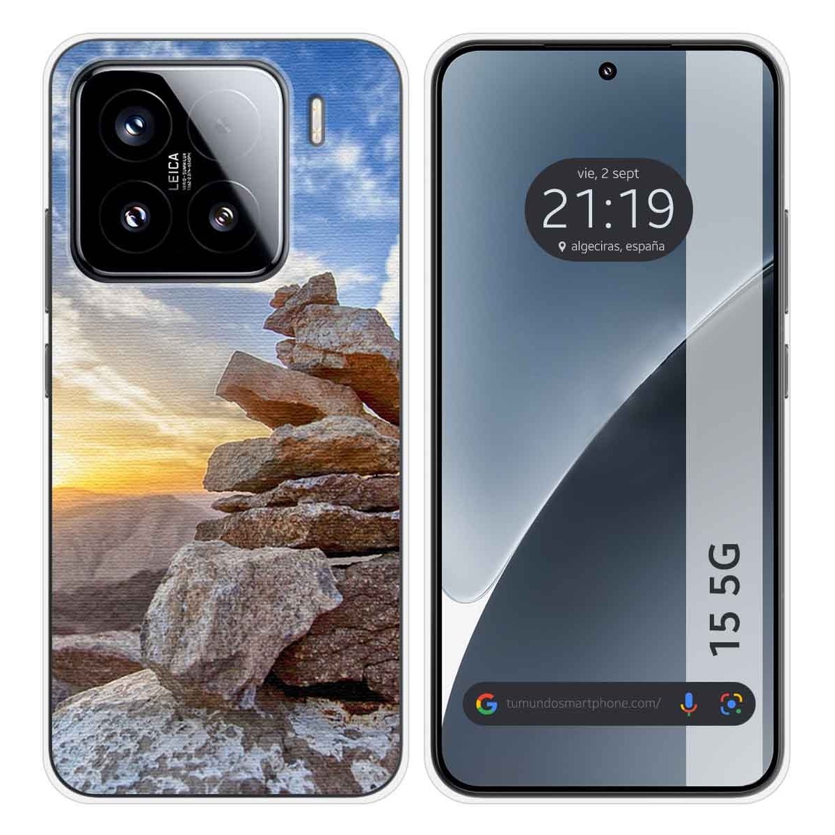 Funda Silicona para Xiaomi 15 5G diseño Sunset Dibujos