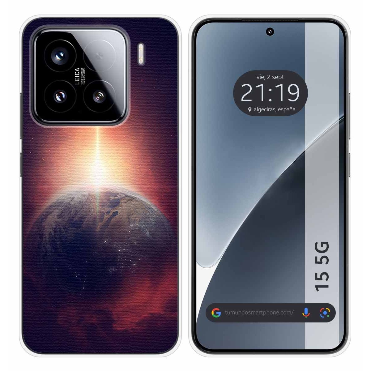 Funda Silicona para Xiaomi 15 5G diseño Tierra Dibujos