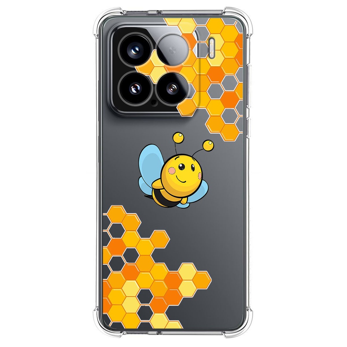 Funda Silicona Antigolpes para Xiaomi 15 5G diseño Abeja Dibujos