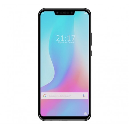 Protector Cristal Templado Frontal Completo Negro para Huawei P Smart Plus Vidrio