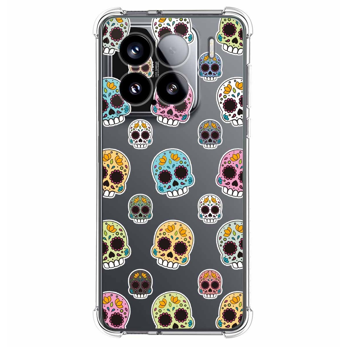 Funda Silicona Antigolpes para Xiaomi 15 5G diseño Catrina Dibujos