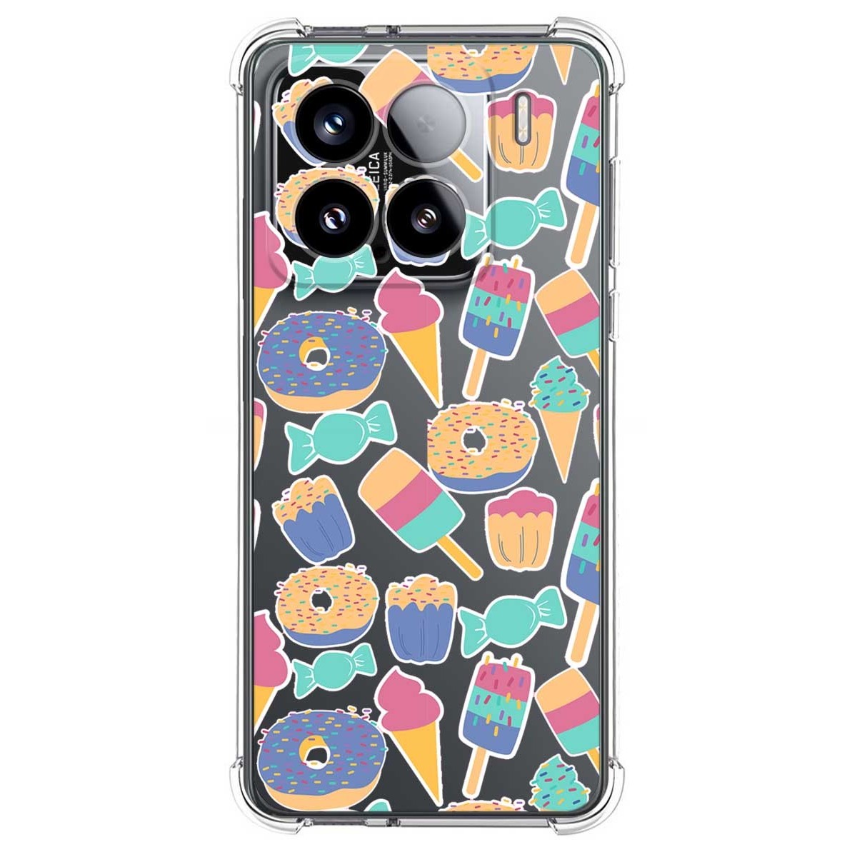 Funda Silicona Antigolpes para Xiaomi 15 5G diseño Dulces 02 Dibujos