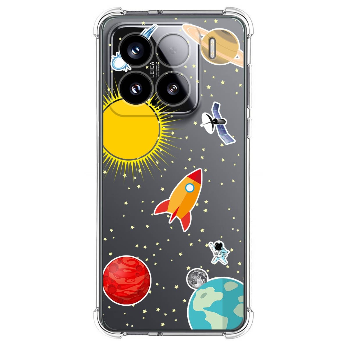 Funda Silicona Antigolpes para Xiaomi 15 5G diseño Espacio Dibujos