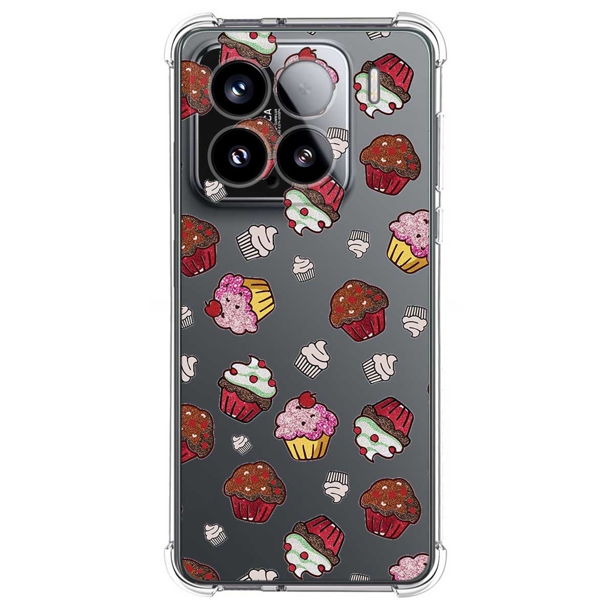 Funda Silicona Antigolpes para Xiaomi 15 5G diseño Muffins Dibujos