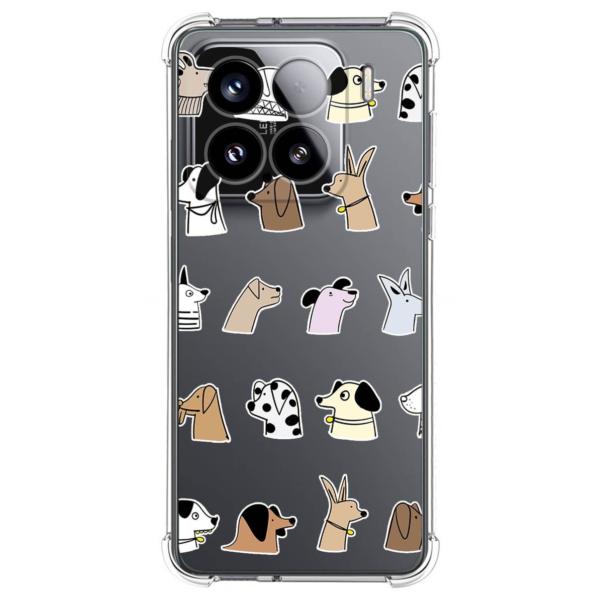 Funda Silicona Antigolpes para Xiaomi 15 5G diseño Perros Dibujos