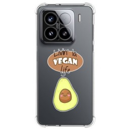 Funda Silicona Antigolpes para Xiaomi 15 5G diseño Vegan Life Dibujos