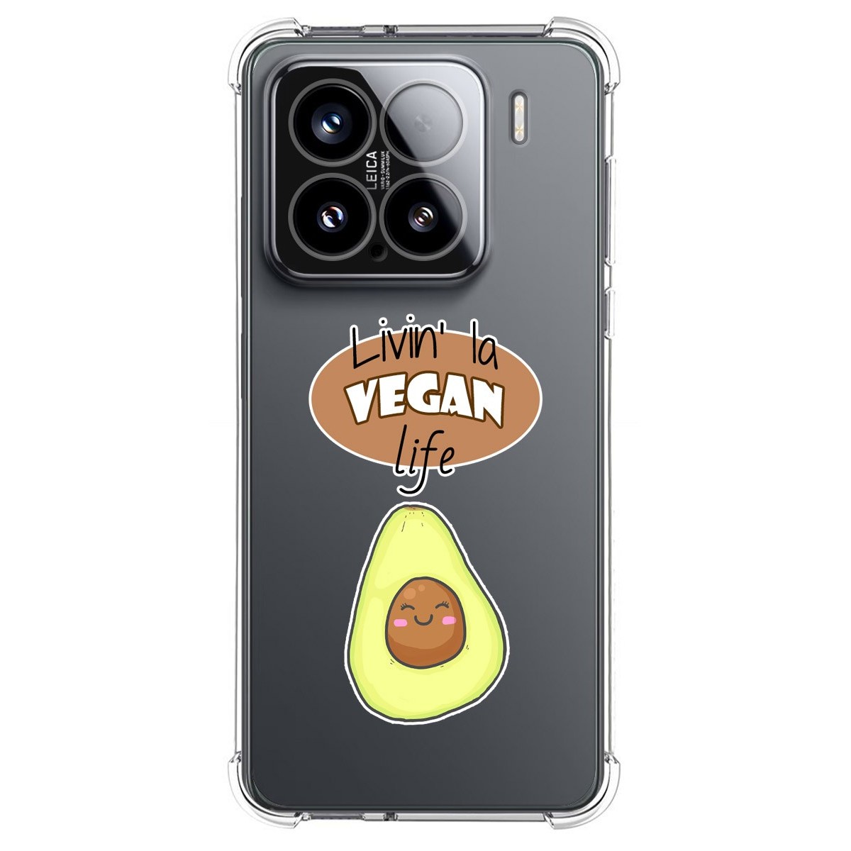 Funda Silicona Antigolpes para Xiaomi 15 5G diseño Vegan Life Dibujos