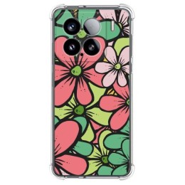 Funda Silicona Antigolpes para Xiaomi 15 5G diseño Flores 02 Dibujos