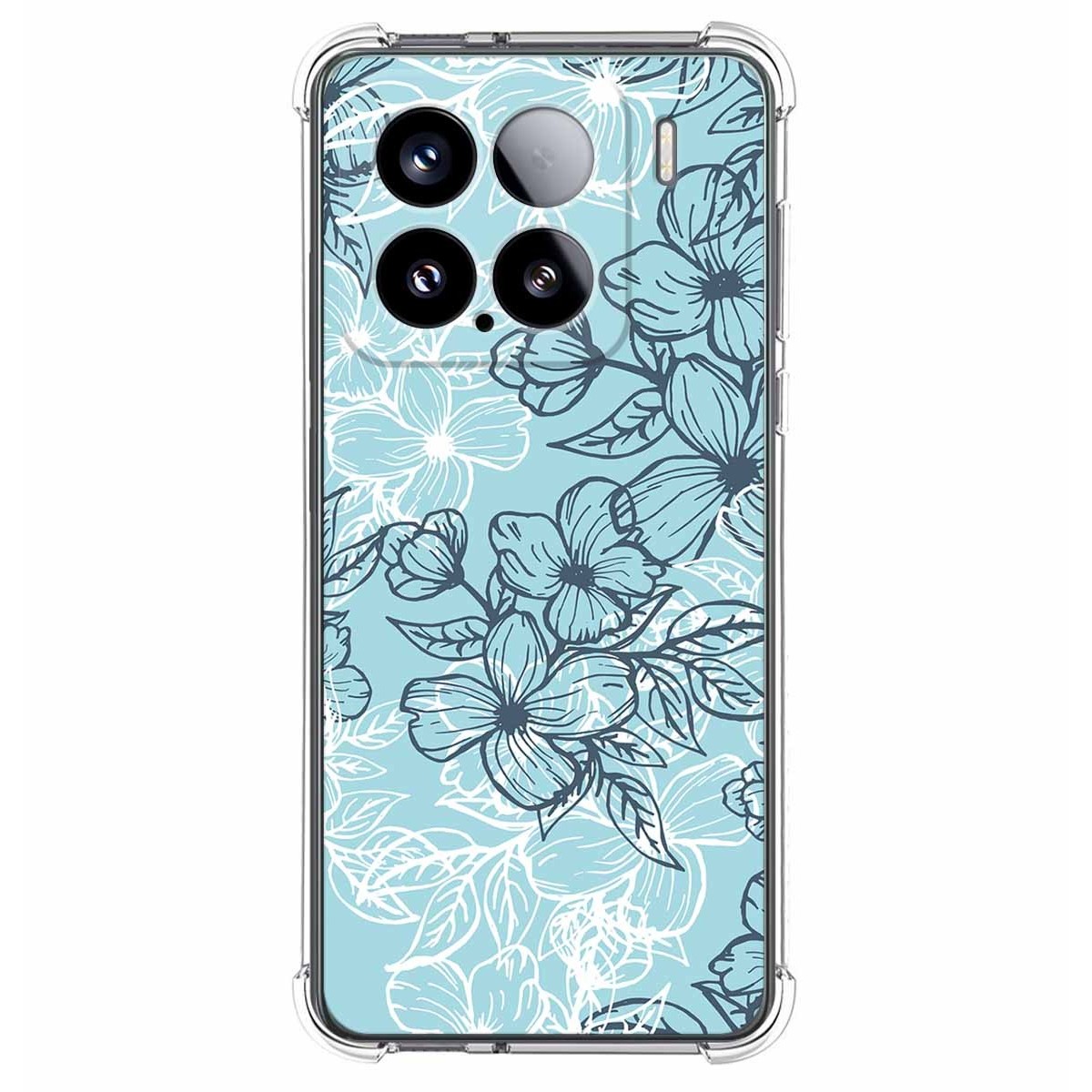Funda Silicona Antigolpes para Xiaomi 15 5G diseño Flores 03 Dibujos