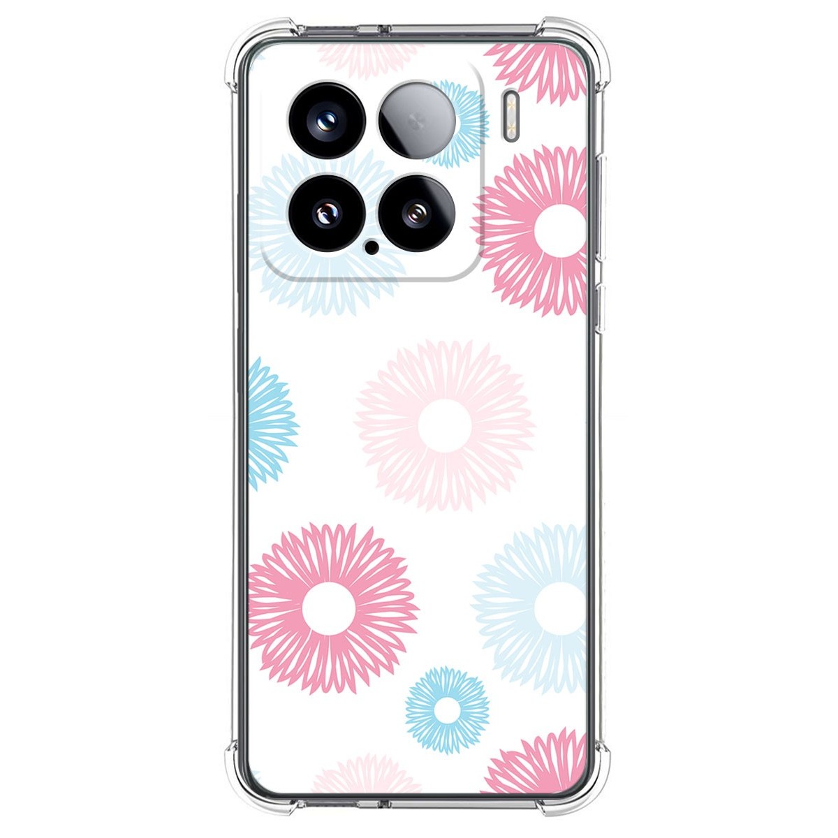 Funda Silicona Antigolpes para Xiaomi 15 5G diseño Flores 06 Dibujos