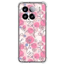 Funda Silicona Antigolpes para Xiaomi 15 5G diseño Flores 07 Dibujos