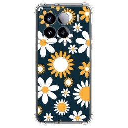 Funda Silicona Antigolpes para Xiaomi 15 5G diseño Flores 08 Dibujos
