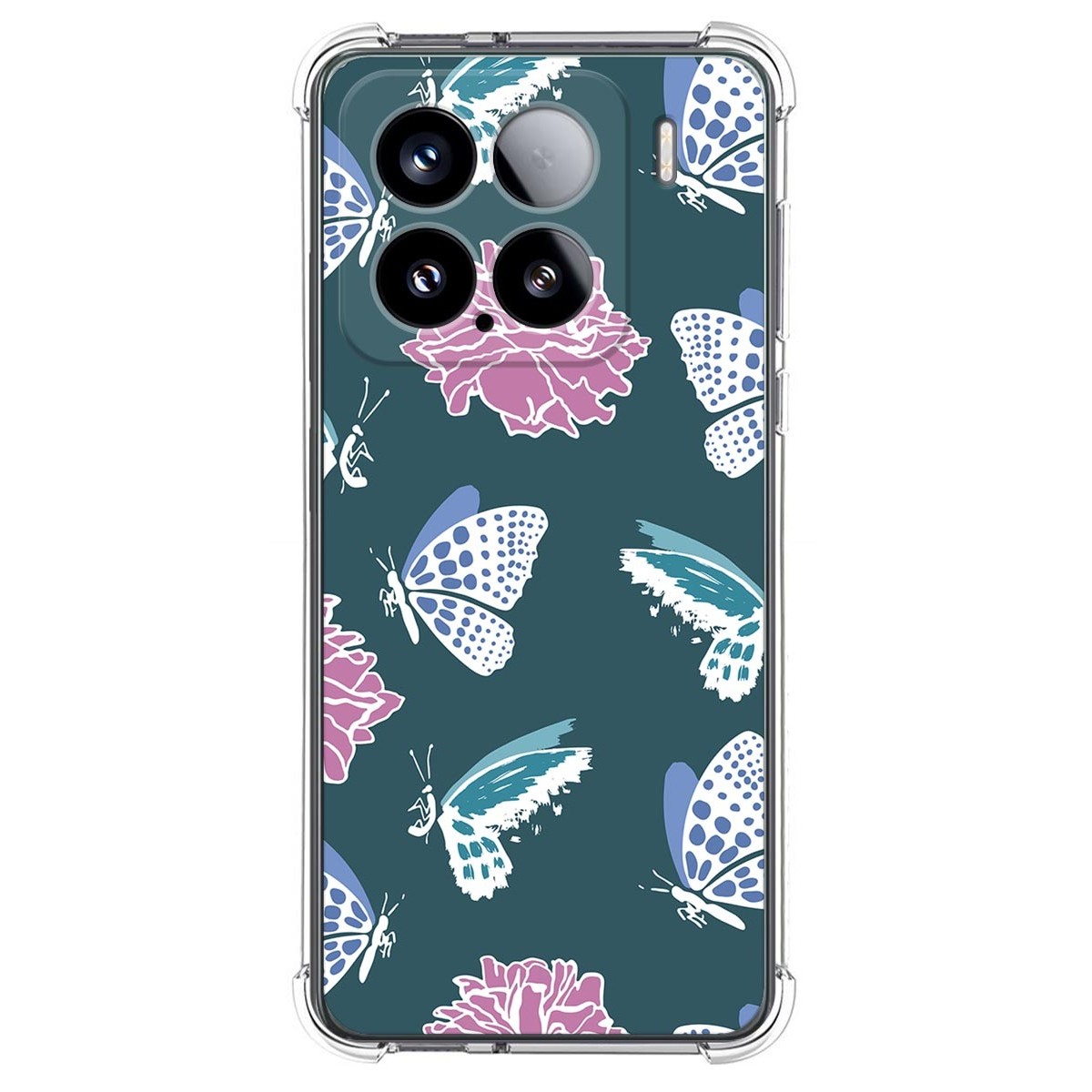 Funda Silicona Antigolpes para Xiaomi 15 5G diseño Flores 10 Dibujos