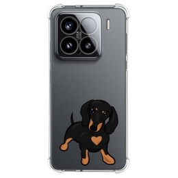 Funda Silicona Antigolpes para Xiaomi 15 5G diseño Perros 04 Dibujos