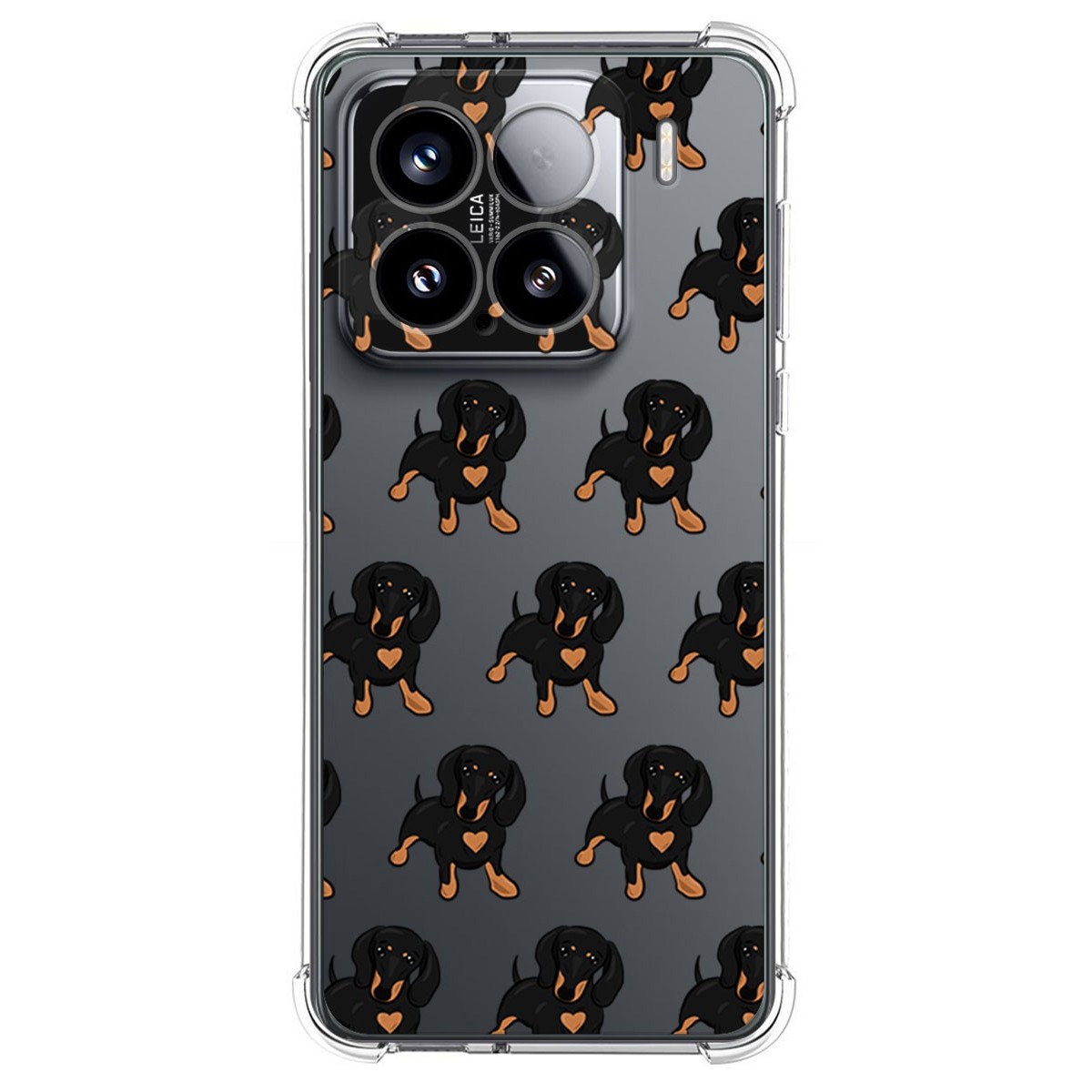 Funda Silicona Antigolpes para Xiaomi 15 5G diseño Perros 10 Dibujos