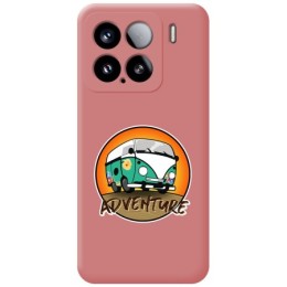Funda Silicona Líquida Rosa para Xiaomi 15 5G diseño Adventure Dibujos