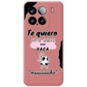 Funda Silicona Líquida Rosa para Xiaomi 15 5G diseño Vaca Dibujos