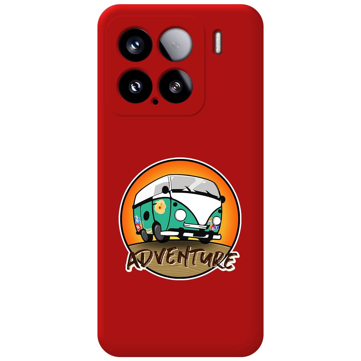 Funda Silicona Líquida Roja para Xiaomi 15 5G diseño Adventure Dibujos