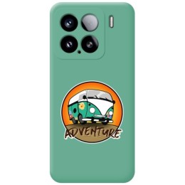 Funda Silicona Líquida Verde para Xiaomi 15 5G diseño Adventure Dibujos