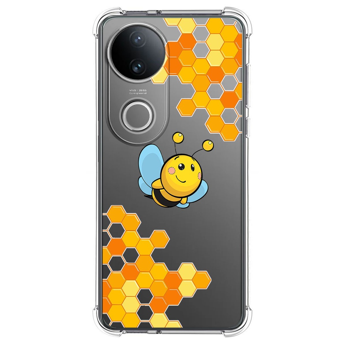 Funda Silicona Antigolpes para Vivo V50 5G diseño Abeja Dibujos